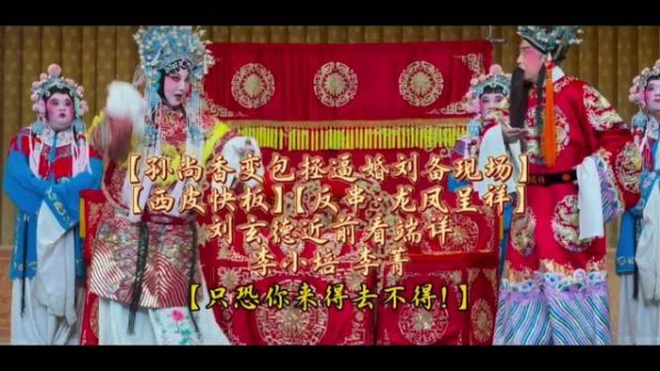 洞房，反串京剧《龙凤呈祥》，李小培、李菁等