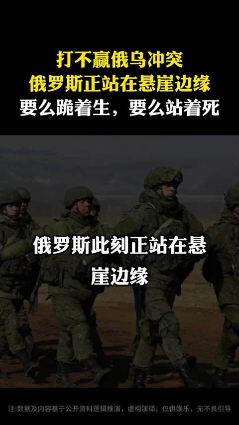 俄罗斯此刻正站在悬崖边缘，要么跪着生，要么站着死