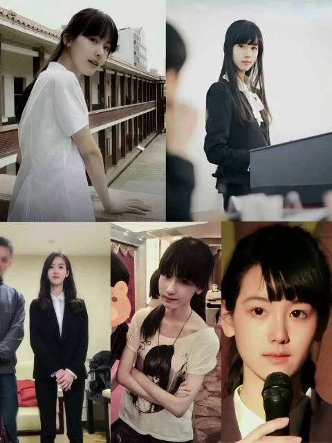 陈都灵拍照展学霸气质