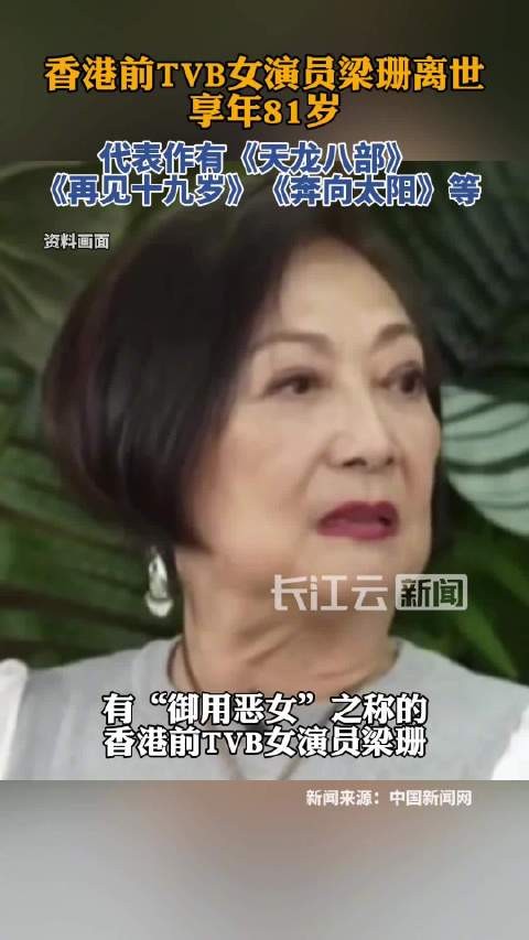 香港演员梁珊离世