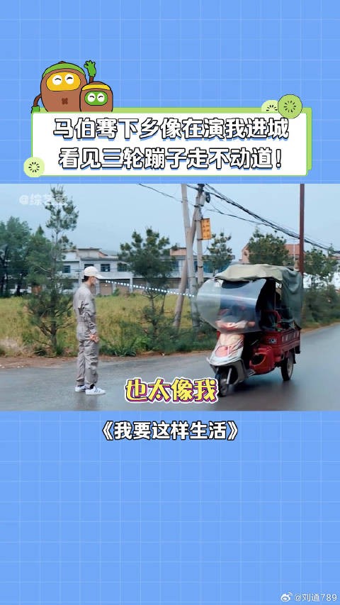 马伯骞下乡咋像极了我进城的样子! 马伯骞 娱乐评论大赏