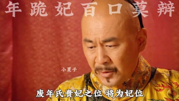 华贵妃最终被贬为年妃 胖橘自己又何尝不是凶手