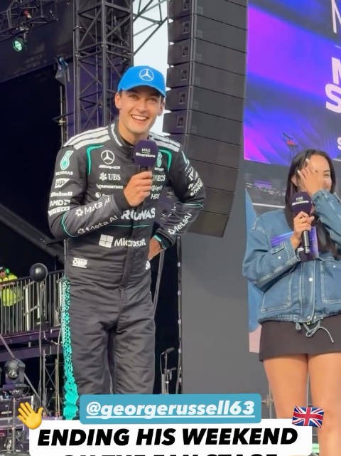 George再次现身fan stage f1