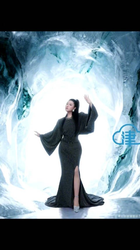 锤娜丽莎银色流光长裙亮相导演之夜红毯