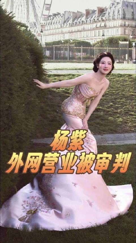杨紫外网营业被审判完全无妄之灾!