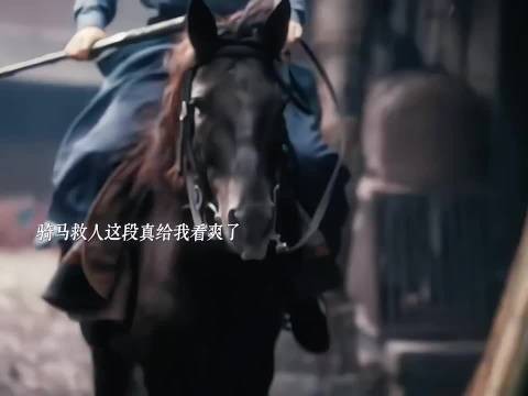 谁懂展昭骑马救人这段真给我看爽了!