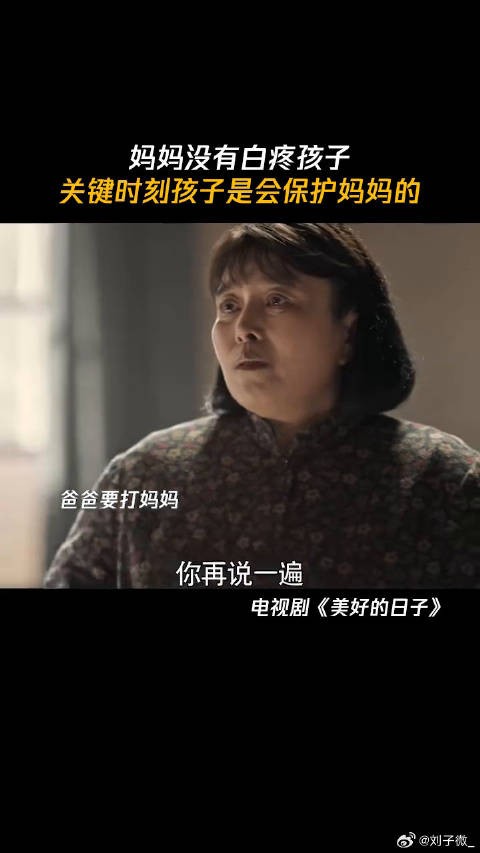 妈妈没有白疼孩子,关键时刻孩子是会保护妈妈的 鹅滴神片 微博VC计划