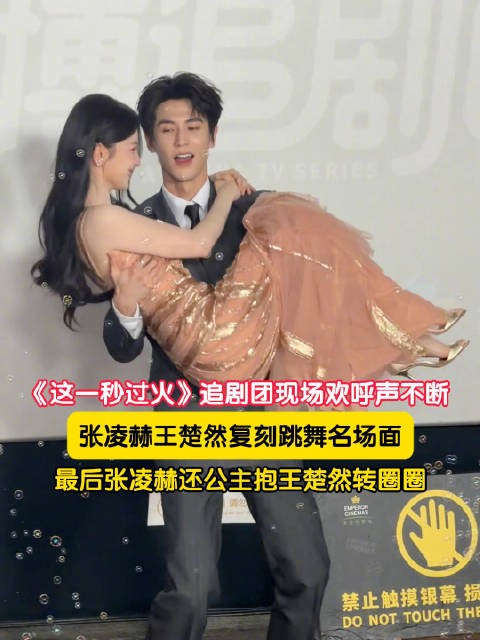 张凌赫公主抱王楚然