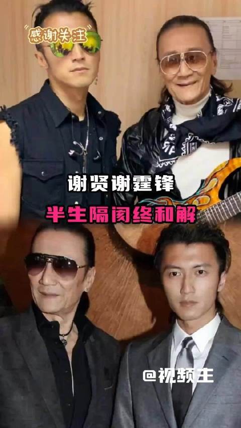 谢霆锋长大后才读懂谢贤的父爱