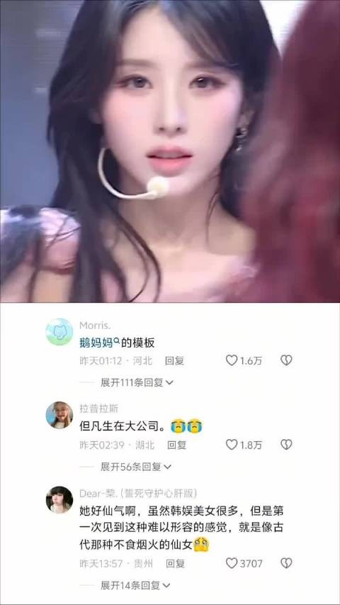 鹅妈妈直播里面说他是照着韩国爱豆田姬振整的，美是挺美的，就是没有辨识度