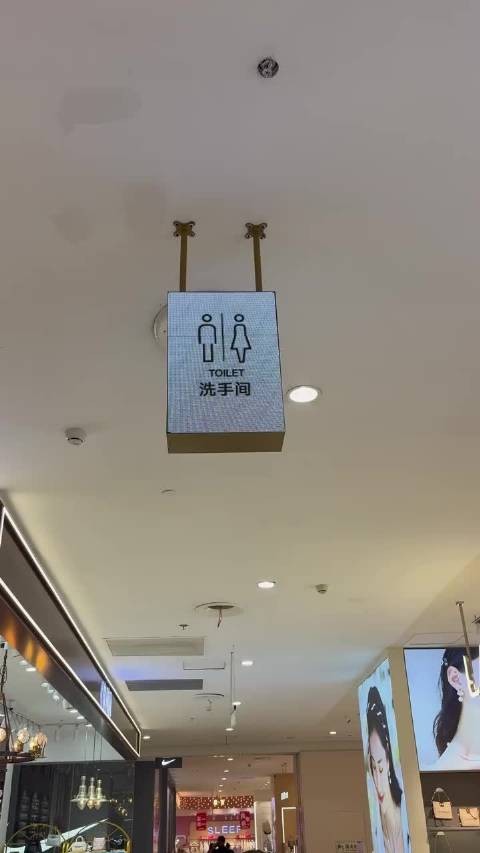 他俩会动,洗手间,太可爱了