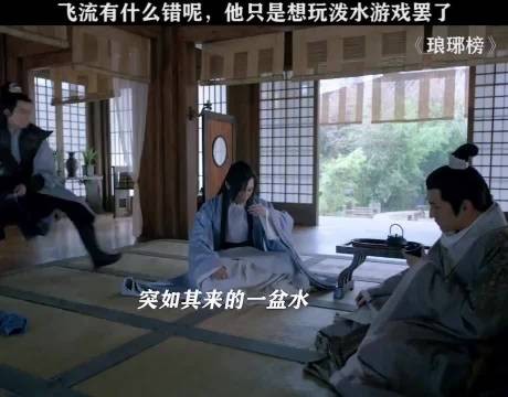 飞流有什么错呢?他只是喜欢玩泼水游戏而已!