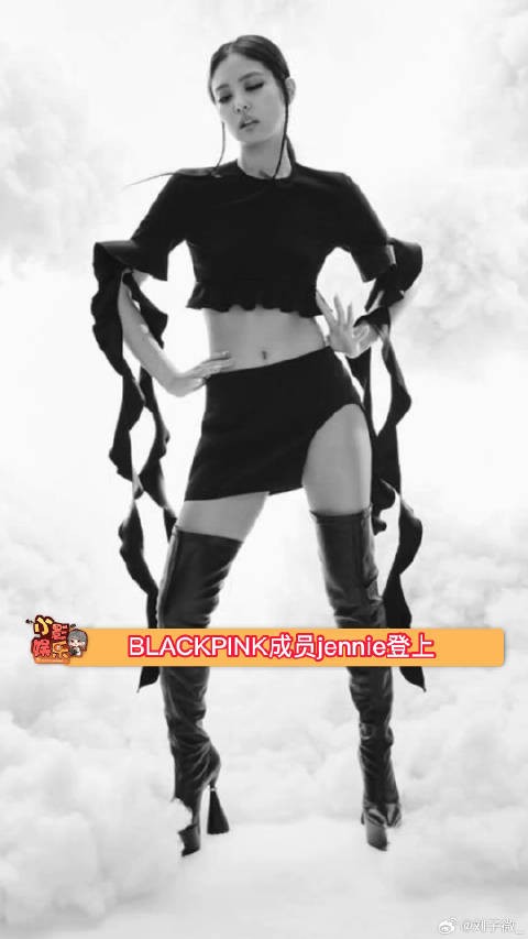 BLACKPINK成员jennie登上《ELLE USA》跨年合刊封,真的狠狠爱了
