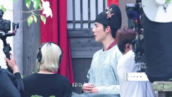 王安宇簪花造型路透,古文簪花俊儿郎具象化