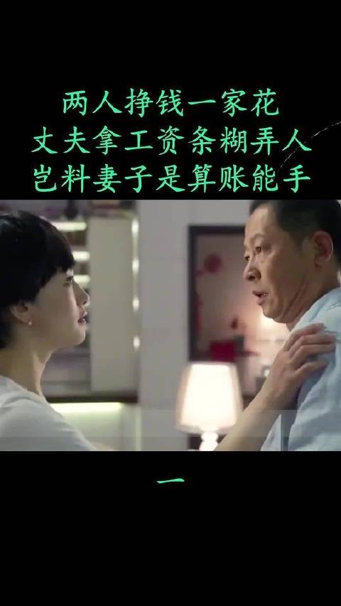 两人挣钱一家花,丈夫拿工资条糊弄人,岂料妻子是算账能手