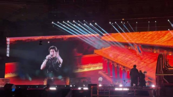 王力宏苏州演唱会,雨精准卡点退场开场放晴