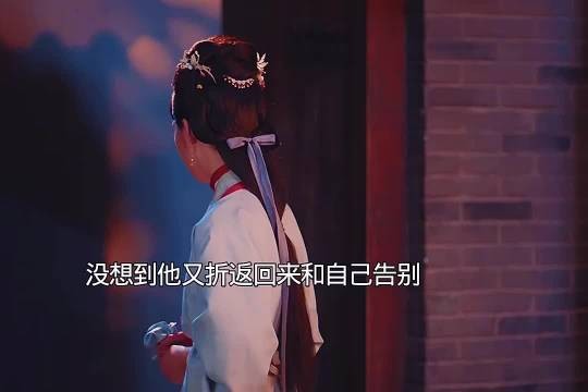 没想到他又折返回来了,只为多看她一眼