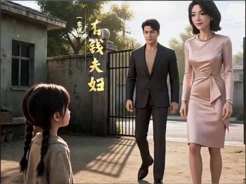 小女孩能看到别人头顶上的善恶值!