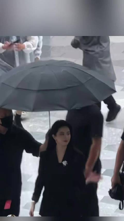 刘亦菲向粉丝鞠躬后离场