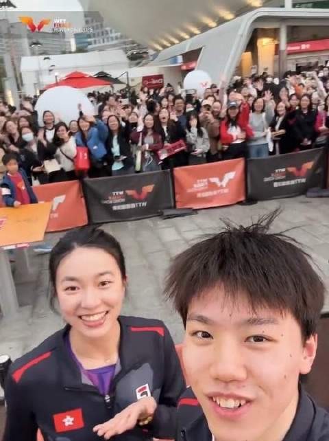 陈颢桦与吴咏琳闪耀登场,共启WTT香港总决赛2025高光时刻 WTT香港总决赛2025