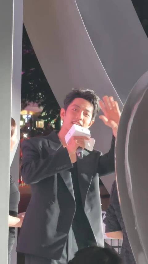 这个挥手这个笑