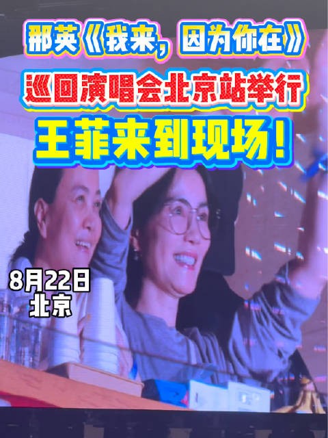 那英《我来,因为你在》巡回演唱会北京站举行,王菲来到现场!