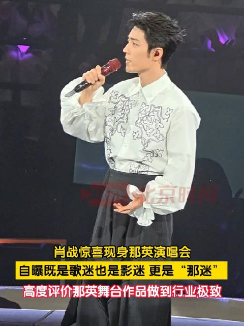 肖战是歌迷是影迷更是那迷 肖战夸那英极尽完美