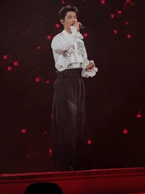 哈哈哈哈哈哈我也好想穿着肖战的官周衣服去参加肖战的演唱会啊!