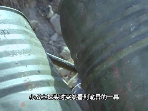 敌人用新进的炮炮轰八路阵地,却不料遭到战士们的偷袭