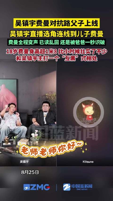 吴镇宇直播选角连线到费曼