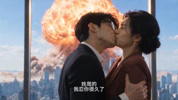 AI短剧这个桥段还行啊,哈哈,霸道女总裁得逞了
