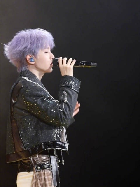 紫发小凯《stay》高清直拍 人长得权威,歌唱得也权威
