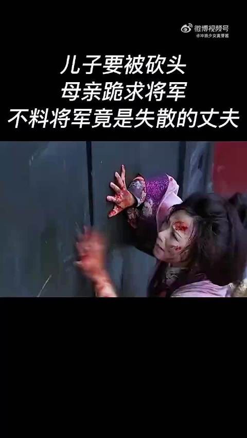 儿子要被砍头,母亲跪求将军,不料将军竟是失散二十年的丈夫