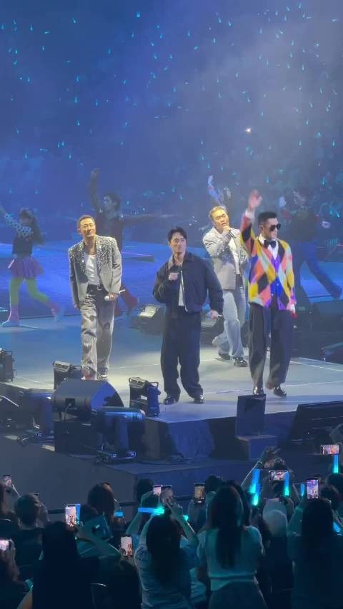 信一来了!林峯、胡子彤、刘俊谦今天一起撑场古天乐演唱会