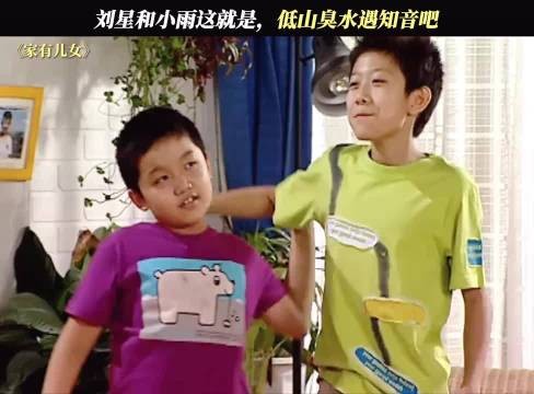 刘星和小雨这就是,低山臭水遇知音吧 家有儿女