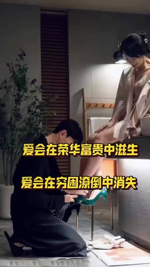 爱会在锦衣玉食、荣华富贵中滋生,也会在穷困潦倒中消感情!
