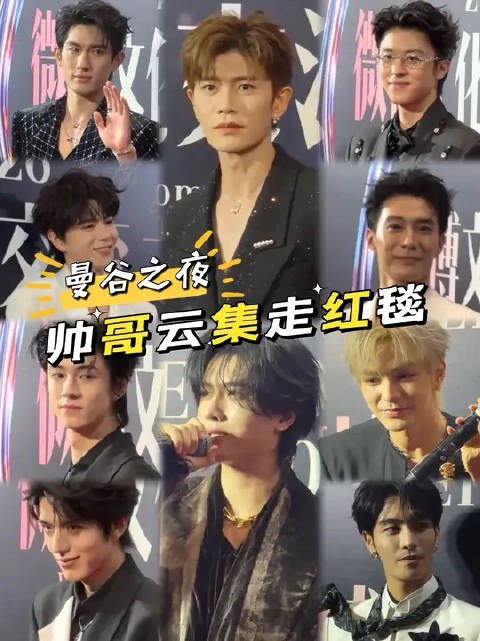 任嘉伦展轩政瞳等亮相微博文化交流之夜泰国站