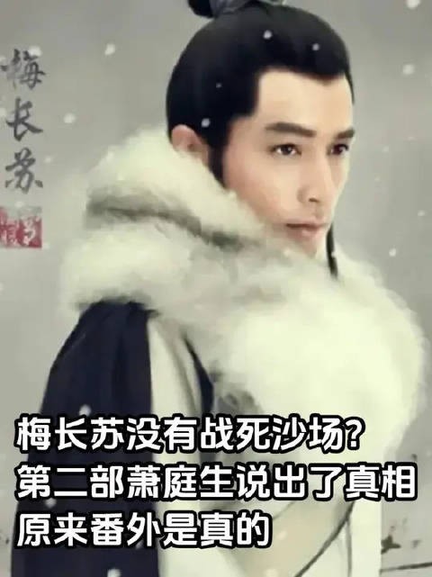梅长苏没有战死沙场?第二部萧庭生说出了真相,原来番外是真的
