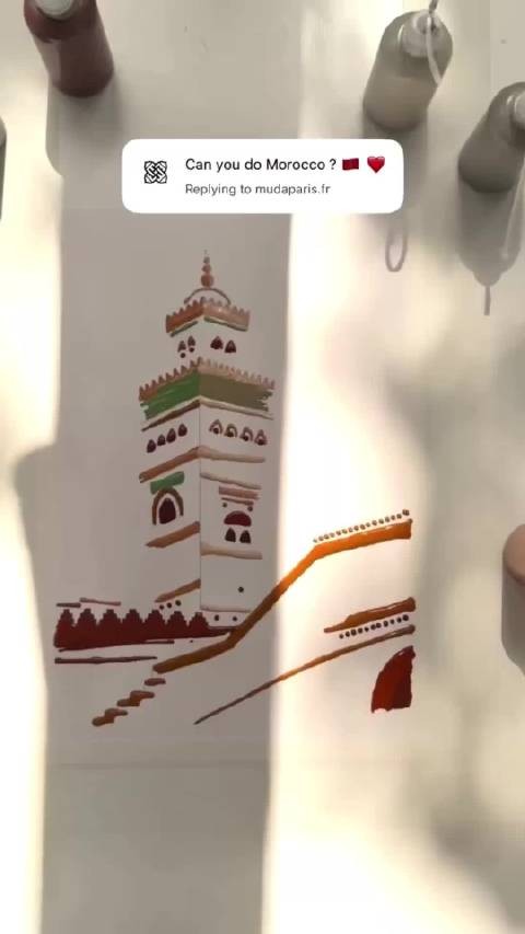 拖拽上色法 艺术家 ig