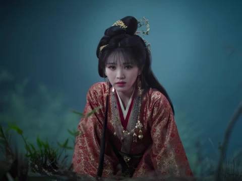 田曦薇嫁金钗第一集扇人,气场狠戾