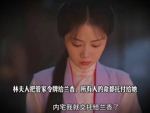 林夫人把管家令牌给兰香,所有人的命都托付给她