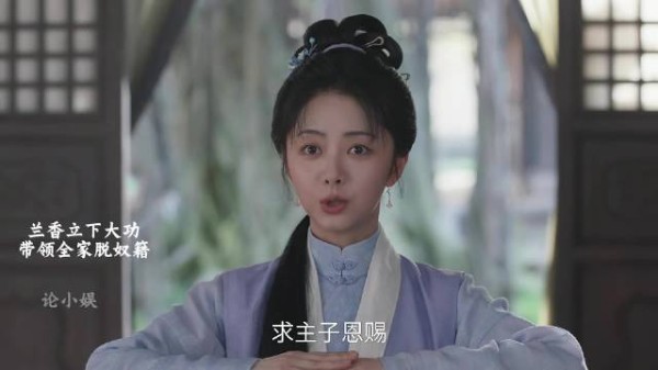 兰香脱离奴籍全款买大院，林锦岐捧兰花草告白