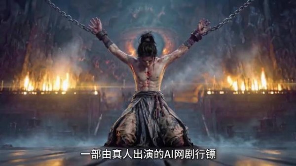 一部由真人出演的AI网剧行镖太震撼了!少年以命为镖,踏上一场逆天救亲之旅