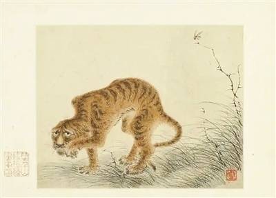 画里的瘦虎，画外的华嵒