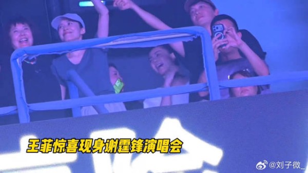 王菲现身谢霆锋演唱会！是谁被甜到了 谢霆锋北京演唱会 王菲
