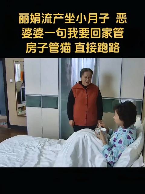 儿媳流产坐小月子,婆婆以“回家管房子和猫”为由,直接跑路