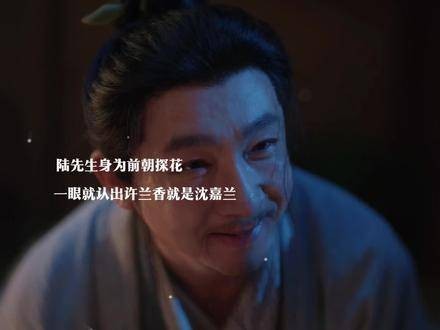 陆先生揭开了兰香沈家嫡女的真容