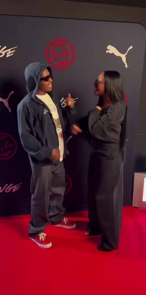 Ayra Starr 和 A$AP Rocky 在巴黎