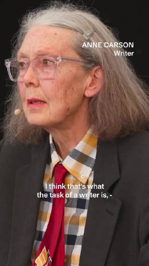 新晋诺奖得主安妮·卡森花了74年学会的事