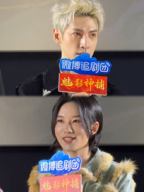 温柔鼓励第一次拍戏的@陆柯燃K ,好暖心~ 爱撩现场